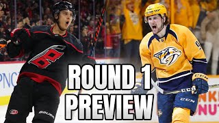 Hurricanes vs Predators - Round 1 Preview