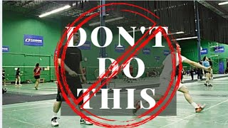 TOP 5 MISTAKES to Avoid in Badminton