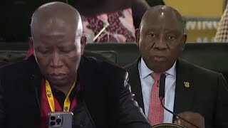 Cyril Ramaphosa Hits Back Julius Malema - Play The Ball And Not The Man. You Swore Me And My Father