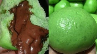 Resep sederhana bakpao pandan isi coklat empuk tahan seharian