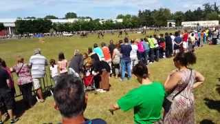 2 RIMa.spectacle  marins français au camp d'Auvours a Champagné.France .2015