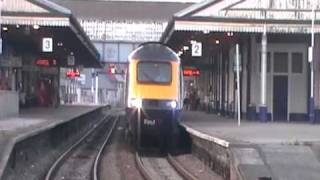 FGW HST departs Newton Abbot with 2 Tone horn