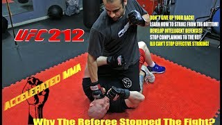 UFC #212 - Aldo vs Hollway- Why the Referee Stopped the Fight