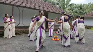 Vaalkkannadi Kaikkottikali  Sangham || Onam special Vanchi pattu