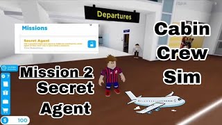 Secret Agent Mission In Cabin Crew Simulator (Roblox)