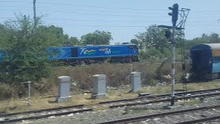 Dangerous RACE: Freight Train v/s Vande Bharat Express At High Speed #vandebharatexpress