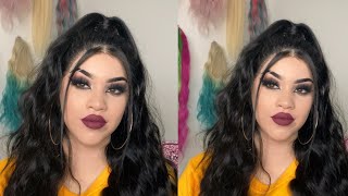 OMG! *AFFORDABLE* Bouncy Wig!!! Watch my Half up half down tutorial | Yolissa hair