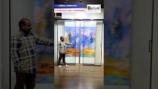 🔥Best kitchen and hall partition  sliding door🔥￼| #shortvideo