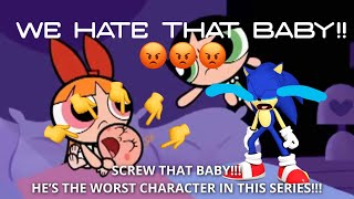 WordGirl Punishes PPG That’s Not My Baby For Making Sonic Cry On Purpose