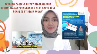 Medina Sania Subagdja_042011233255_Kelas G - Penerapan Cause & Effect Diagram di PT Kimia Farma