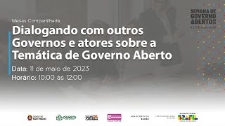 4º dia - Dialogando sobre a construção da Cultura de Governo Aberto com Estados e Prefeituras