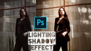 How to lighting shadow effect in Photoshop 2021 | #shorts