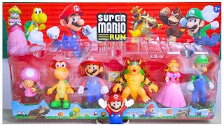 7 BONECOS SUPER MARIO BROS, MARIO, LUIGI, PRINCESA PEACH, BOWSER, TOADETTE, KOOPA TROOPA