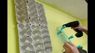 Egg carton acoustic panel DIY