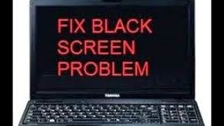 (Part1) 💯% fix Black screen problem with blinking cursor using CMD