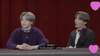 방탄소년단 (BTS)Jimin cheers for Yoongi and jhope