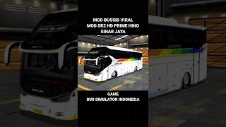 MOD BUSSID VIRAL MOD SR2 HD PRIME HINO #shorts #modbussid #bussimulatorindonesia #sinarjaya