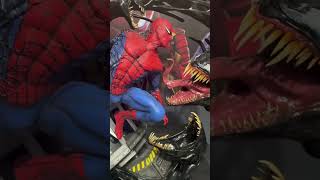 Venom Vs Spiderman Statue #shorts #venom #spiderman #mcu #marvel