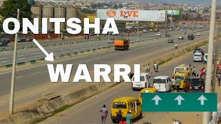 ROAD TRIP TO WARRI DELTA STATE FROM ONITSHA ANAMBRA STATE NIGERIA via NIGER BRIDGE ASABA|travel vlog