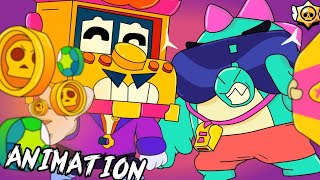 BRAWL STARS ANIMATION - GRIFF & BUZZ COMPILATION