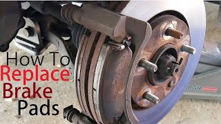 How To Change Brake Pads Easy &  Simple | How to Replace Front Brakes, Pads and Rotors