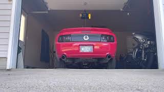 2007 Mustang GT S197 Borla Atak Cold Start