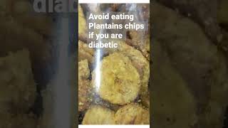 How Plantains chips affect your blood sugar.  #shorts