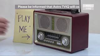 (fanmade) Astro TVIQ scrolling text 'ceases transmission'