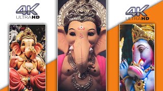 Ganpati Bappa 4k Full Screen Status| Ganesh Chaturthi Status 2021| Ganpati Bappa Status #shorts