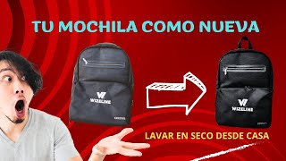 COMO LAVAR TU MOCHILA/MORRAL, PARA PC EN CASA, EN SECO