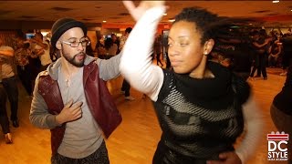 Andrew and Eryn Salsa Social Dance @ Salsa Underground, Nov 2014 - DC Style Salsa Academy