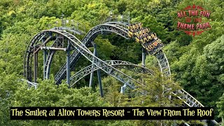 The Smiler at Alton Towers Resort - Off Ride POV - The View From The Towers Roof 🤩