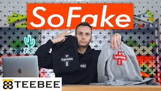 Vi Sfido A Distinguerle | Supreme Cross Box Logo Tee & Hoodie Real VS Fake