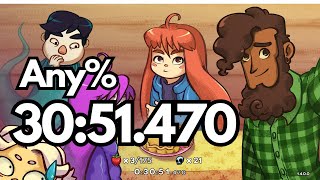 Celeste Any% Speedrun in 30:51.470