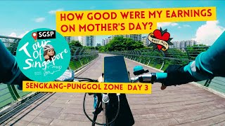 Mother's Day Food Delivery Earnings / SGSP Day 3 / Deliveroo Ebike Rider in Singapore