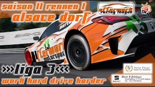 LIVE: After Work Racing League Liga 3 Saison 11 Rennen 1 @ Alsace Village