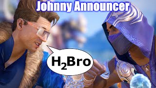 MK1 Johnny Cage Announcer Voice Nicknames for Characters - Mortal Kombat 1