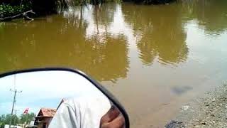 Kondisi di Ujung Bekasi Saat air Rob datang