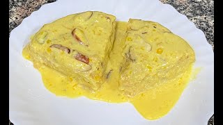 Eggless Mango Malai Suji Cake Two Ways | Bake In Kadhai or Make In Microwave | Mango Rasmalai Cake