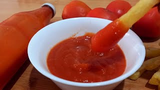 Tomato Ketchup Homemade Recipe /How To Make Tomato Ketchup/ Tomato Sauce Recipe