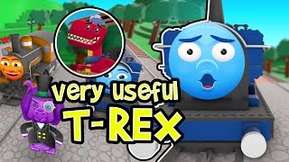 Dinosaur & Train Animation - Tank Engines Parody - A Very Useful T-Rex