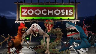 Zoochosis ALL JUMPSCARES vs MINECRAFT vs ROBLOX vs GARRY'S MOD and ALL ZOONOMALY 2 MONSTERS #56