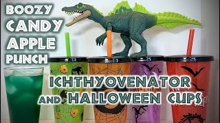 Candy Apple Punch / Roar Strikers Ichthyovenator + Halloween Cups Jurassic Dominion Review