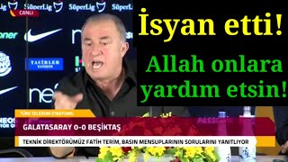 Corona Virüsü tepkisi! Fatih Terim patladı!