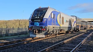 Capitol Corridor Train 529 Departing Suisun-Fairfield 1/23/24