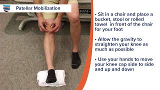 Seated Patellar Mobilization