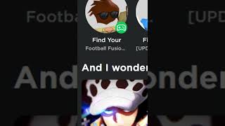 And I Wonder #roblox #shorts #viral #wonder