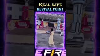 real life and game #free fire #gaming #viral#short