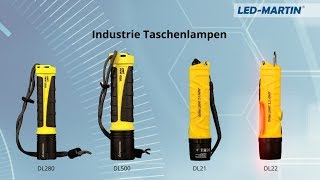 LED-MARTIN ® DL Industrie Profi Taschenlampen