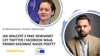 Dr Maciej Kawecki: Jak walczyć z fake newsami? Czy Twitter i Facebook powinny kasować nasze posty?